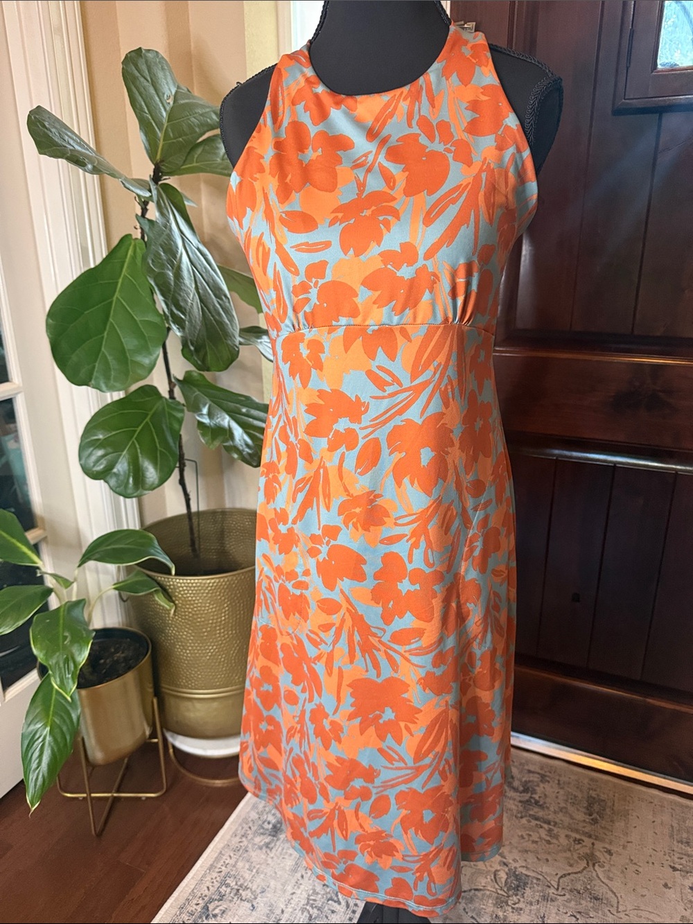 Prana Jewel Lake Dress in floral print Size S